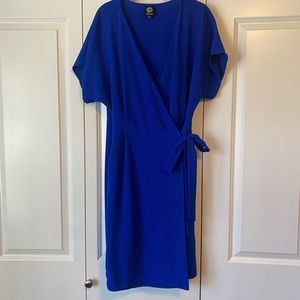 Bobeau Cobalt Wrap Dress